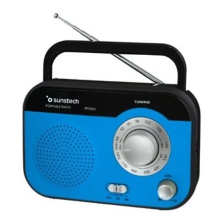 Radio Portátil Sunstech RPS560/ Azul - Frikibase