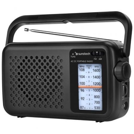 Radio Portátil Sunstech RPS760/ Negra - Frikibase