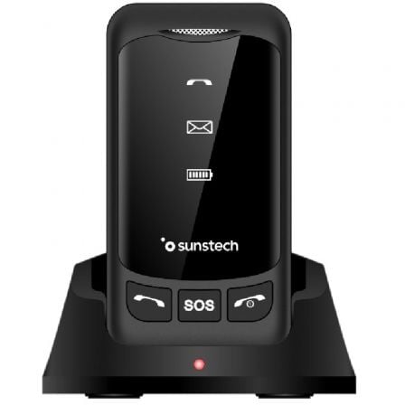 Teléfono Móvil Sunstech CELT25BK para Personas Mayores/ Negro - Frikibase