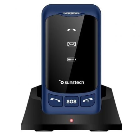 Teléfono Móvil Sunstech CELT25BL para Personas Mayores/ Azul - Frikibase