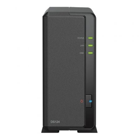 NAS Synology Diskstation DS124/ 1 Bahía 3.5"- 2.5"/ 1GB DDR4/ Formato Torre - Frikibase