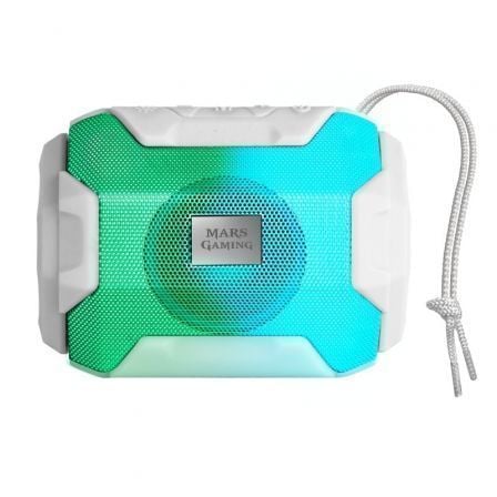 Altavoz con Bluetooth Mars Gaming MSBAXW/ 10W/ 1.0/ Blanco - Frikibase