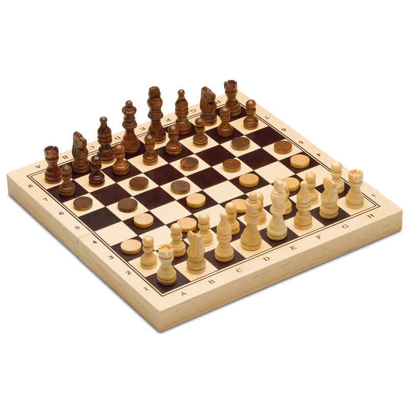 3 en 1 Ajedrez damas Backgammon - Frikibase.com