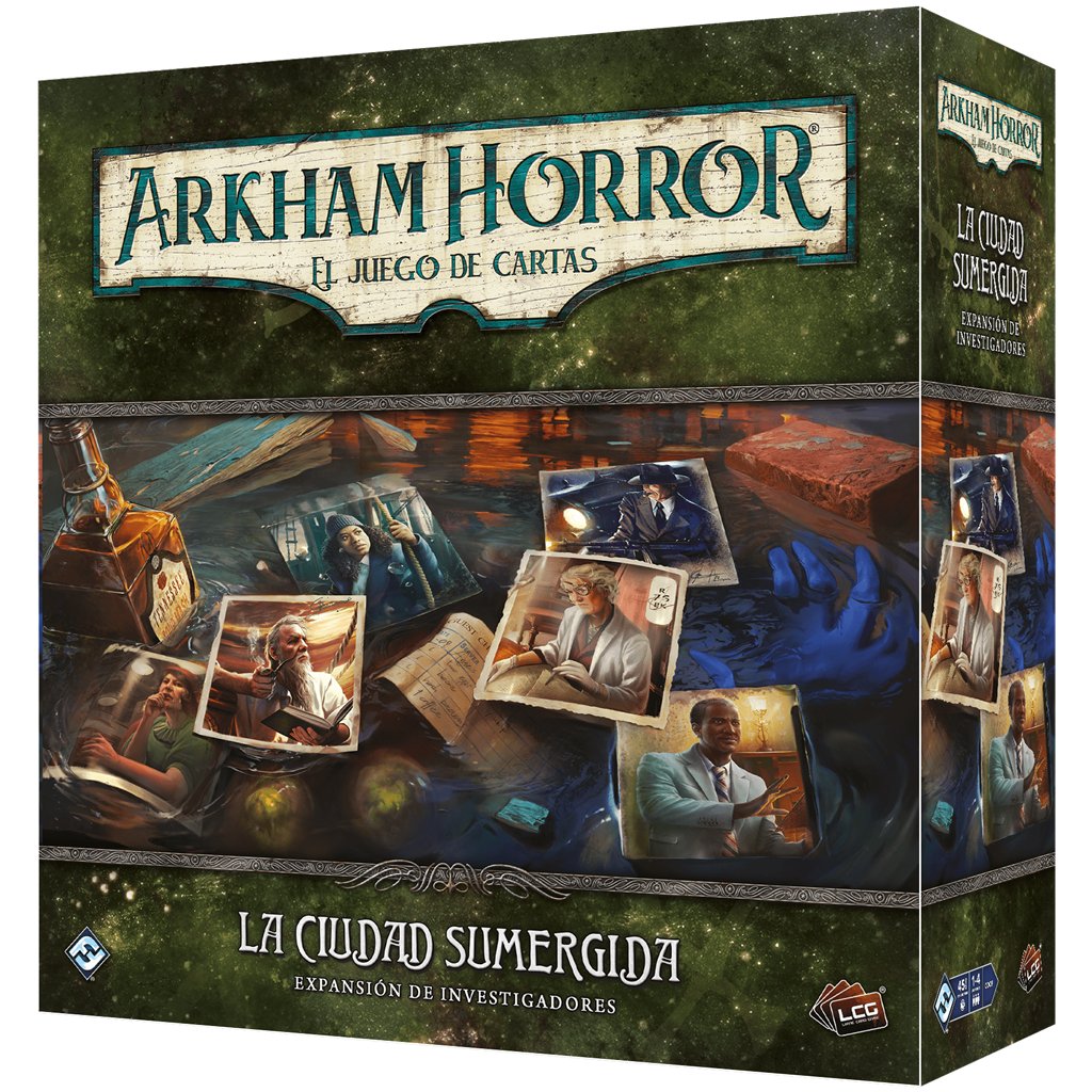 AH LCG: La ciudad sumergida exp. investigadores - Juego de Cartas - Frikibase.com