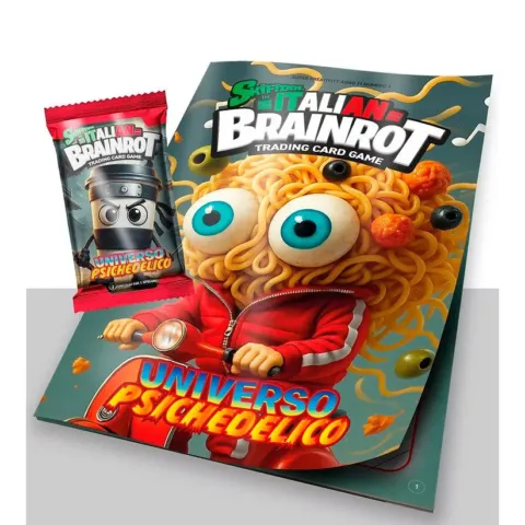 Album + Sobre 7 cartas coleccionables Universo Psichedelico Skifidol Italian Brainrot Italiano - Frikibase.com