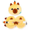 Almohada viaje antifaz Relaxeazzz Duke Capibara - Frikibase.com