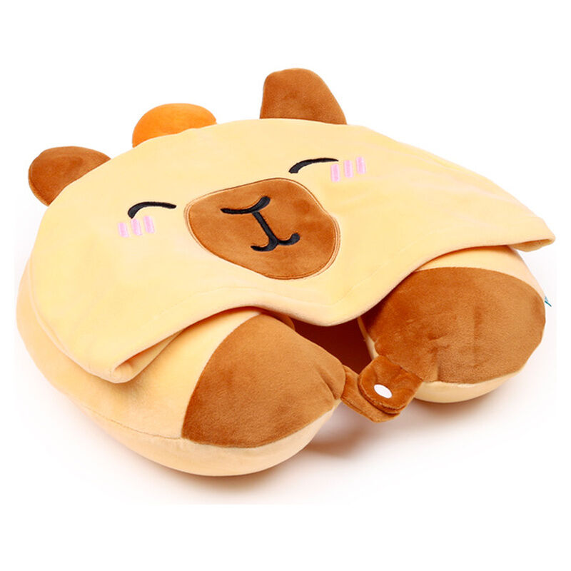 Almohada viaje capucha Duke El Capibara Hoodeazzz - Frikibase.com