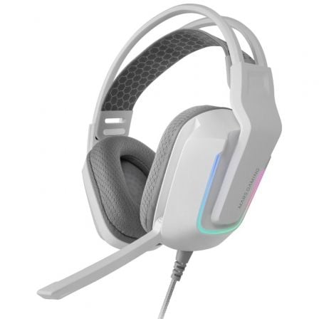 Auriculares Gaming con Micrófono Mars Gaming MH-Strike/ Jack 3.5/ USB/ Blancos - Frikibase