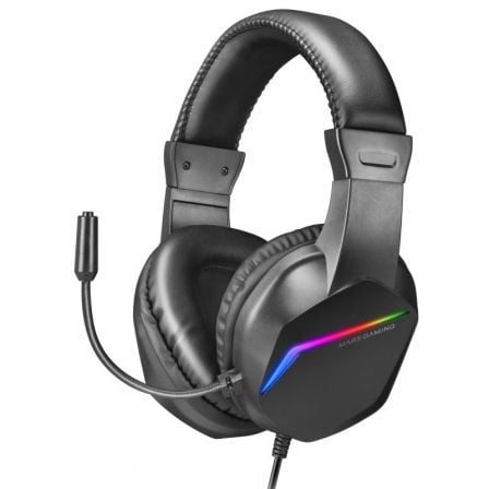 Auriculares Gaming con Micrófono Mars Gaming MH122/ Jack 3.5/ Negros - Frikibase