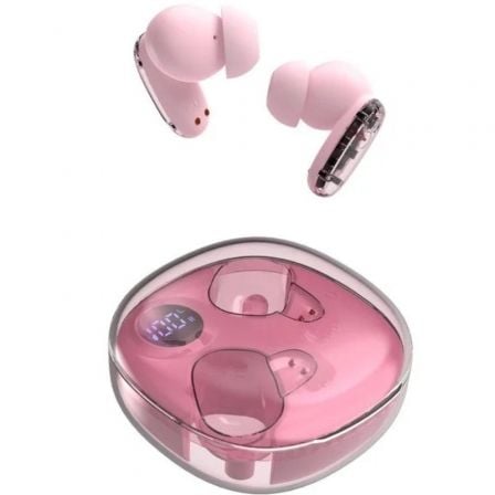 Auriculares Bluetooth Mars Gaming MHIB2 con estuche de carga/ Autonomía 7h/ Rosa - Frikibase