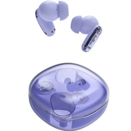 Auriculares Bluetooth Mars Gaming MHIB2 con estuche de carga/ Autonomía 7h/ Morados - Frikibase