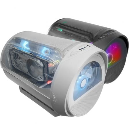 Caja Gaming Minitorre Mars Gaming MC-CYLON/ Blanca - Frikibase