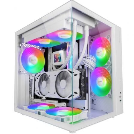 Caja Gaming Semitorre Mars Gaming MCV-ONE/ Blanca - Frikibase