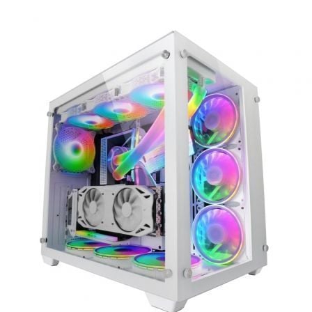 Caja Gaming Torre Mars Gaming MCV3/ Blanca - Frikibase