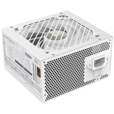 Fuente de Alimentación Mars Gaming MPB650SI/ 650W/ Ventilador 12cm/ 80 Plus Bronze/ Blanca - Frikibase
