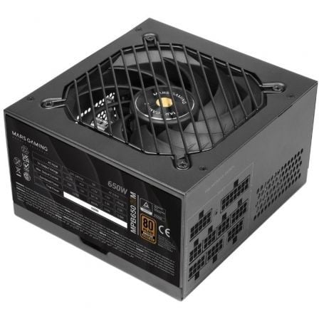 Fuente de Alimentación Mars Gaming MPB650SIM/ 650W/ Ventilador 12cm/ 80 Plus Bronze - Frikibase