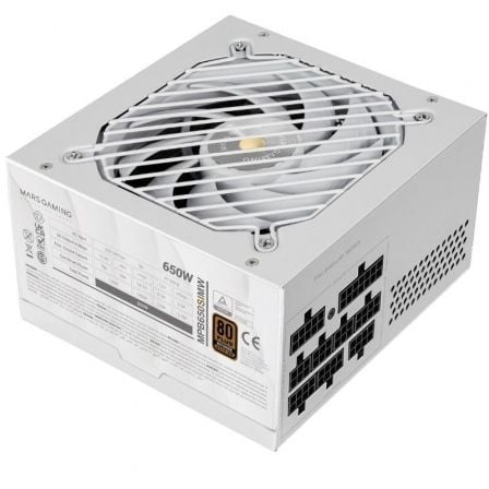 Fuente de Alimentación Mars Gaming MPB650SIM/ 650W/ Ventilador 12cm/ 80 Plus Bronze/ Blanca - Frikibase