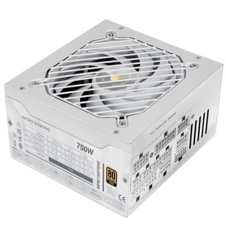 Fuente de Alimentación Mars Gaming MPB750PSI/ 750W/ Ventilador 14cm/ ATX 3.1/ PCIe 5.1/ 80 Plus Gold - Frikibase