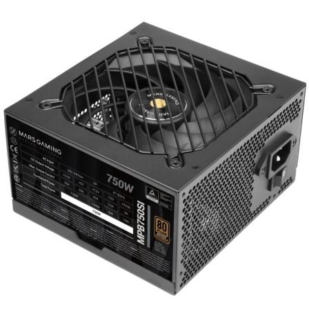 Fuente de Alimentación Mars Gaming MPB750SI/ 750W/ Ventilador 12cm/ 80 Plus Bronze - Frikibase