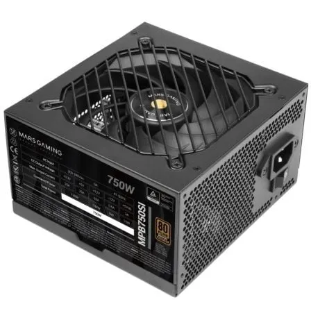 Fuente de Alimentación Mars Gaming MPB750SI/ 750W/ Ventilador 12cm/ 80 Plus Bronze - Frikibase