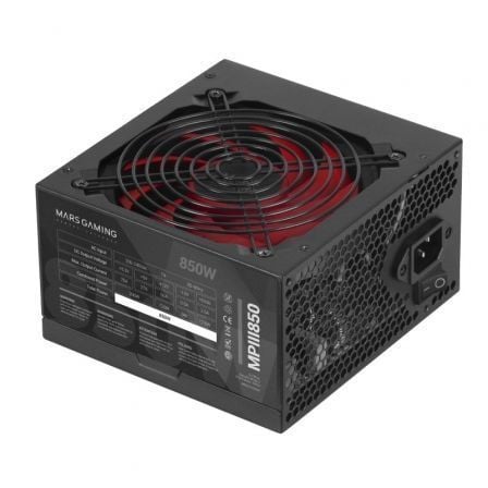 Fuente de Alimentación Mars Gaming MPIII850/ 850W/ Ventilador 12cm - Frikibase