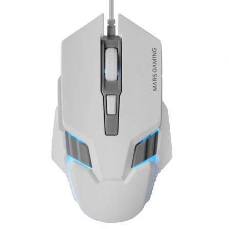 Ratón Gaming Mars Gaming MM024/ Hasta 4000 DPI/ Blanco - Frikibase