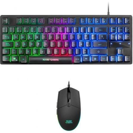Pack Gaming Mars Gaming MCPTKLES/ Teclado + Ratón Óptico - Frikibase