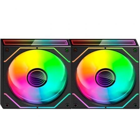 Pack 2 Ventiladores Mars Gaming MF-3DPROX2R/ 12cm/ ARGB - Frikibase