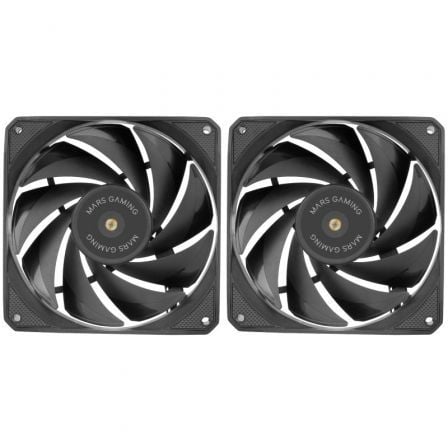 Pack 2 Ventiladores Mars Gaming MF-NCLX2/ 12cm - Frikibase