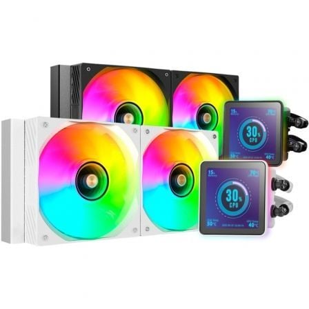 Sistema de Refrigeración Líquida Mars Gaming ML-VISIONPRO240/ Blanco - Frikibase