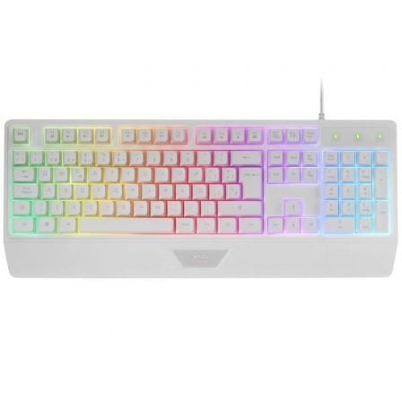 Teclado Gaming SemiMecánico Mars Gaming MK124/ Blanco - Frikibase