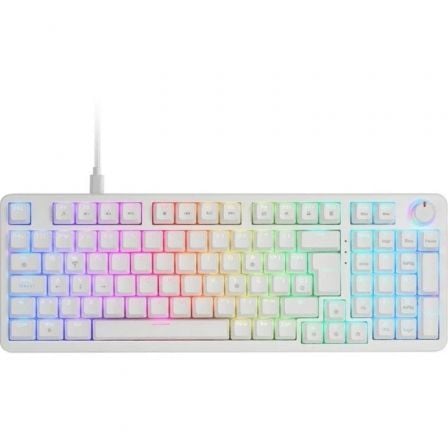 Teclado Gaming Mecánico Mars Gaming MKPROBES/ Switch Azul/ Blanco - Frikibase