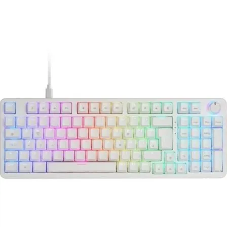 Teclado Gaming Mecánico Mars Gaming MKPROBES/ Switch Azul/ Blanco - Frikibase