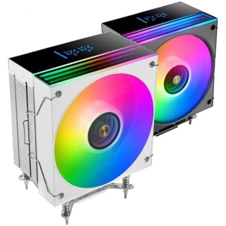 Ventilador con Disipador Mars Gaming MCPU-LCD/ 12cm/ Blanco - Frikibase
