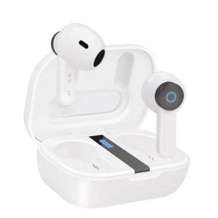 Auriculares Bluetooth TooQ Bender TQBWH-0031W con estuche de carga/ Autonomía 4h/ Blancos - Frikibase