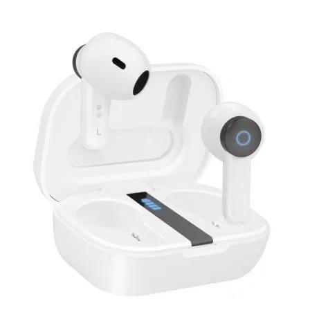 Auriculares Bluetooth TooQ Bender TQBWH-0031W con estuche de carga/ Autonomía 4h/ Blancos - Frikibase