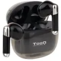 Auriculares Bluetooth TooQ Onyx TQBWH-0054B con estuche de carga/ Autonomía 4h/ Negros - Frikibase