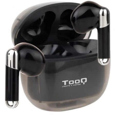 Auriculares Bluetooth TooQ Onyx TQBWH-0054B con estuche de carga/ Autonomía 4h/ Negros - Frikibase