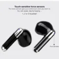 Auriculares Bluetooth TooQ Onyx TQBWH-0054B con estuche de carga/ Autonomía 4h/ Negros – imagen 4