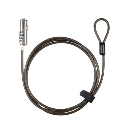 Cable de Seguridad Tipo NANO para Portátiles TooQ TQCLKC0035-G/ 1.5m - Frikibase