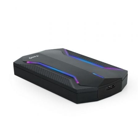 Caja Externa Gaming para Disco Duro de 2.5" TooQ TQE-2599RGB/ USB 3.1/ Sin tornillos - Frikibase