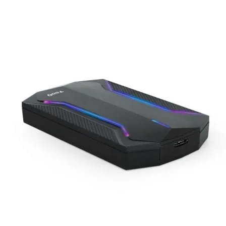 Caja Externa Gaming para Disco Duro de 2.5" TooQ TQE-2599RGB/ USB 3.1/ Sin tornillos - Frikibase