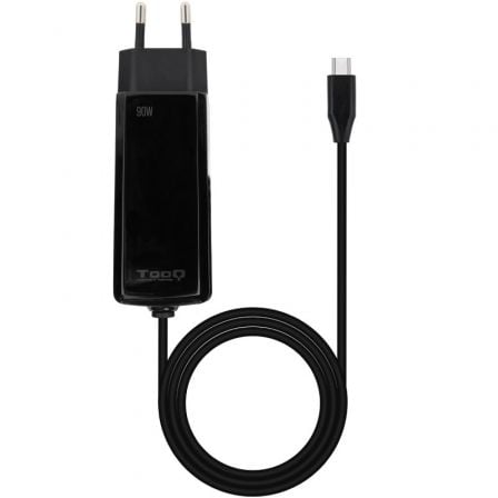 Cargador de Portátil GaN TooQ TQLC-USBCGAN90PD-C/ 1xUSB Tipo-C/ 90W/ Automático/ Voltaje 5-20V - Frikibase