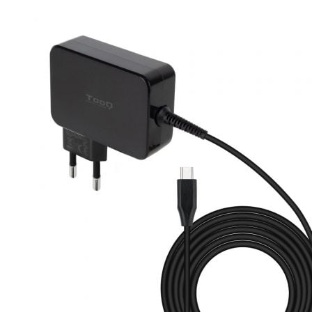 Cargador de Portátil GaN TooQ TQLC-USBCGAN90PD/ 1xUSB Tipo-C/ 90W/ Automático/ Voltaje 5-20V - Frikibase