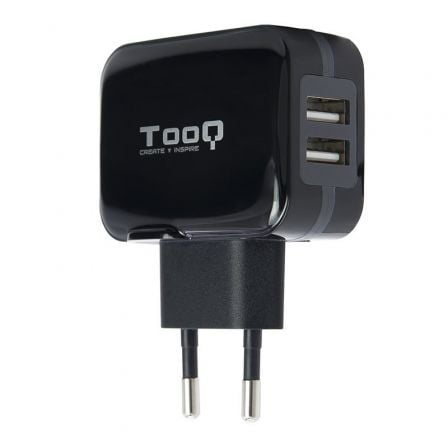 Cargador de Pared TooQ TQWC-1S02/ 2xUSB/ 17W - Frikibase