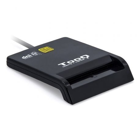 Lector de DNI TooQ TQR-210B/ USB 2.0/ Negro - Frikibase