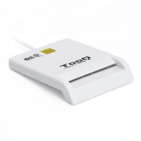 Lector de DNI TooQ TQR-210W/ USB 2.0/ Blanco - Frikibase