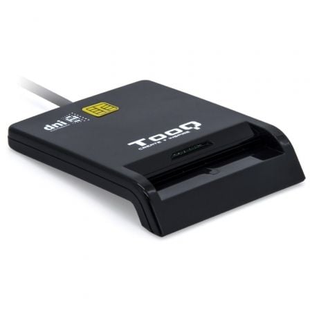 Lector de DNI TooQ TQR-211B/ USB Tipo-C/ Negro - Frikibase