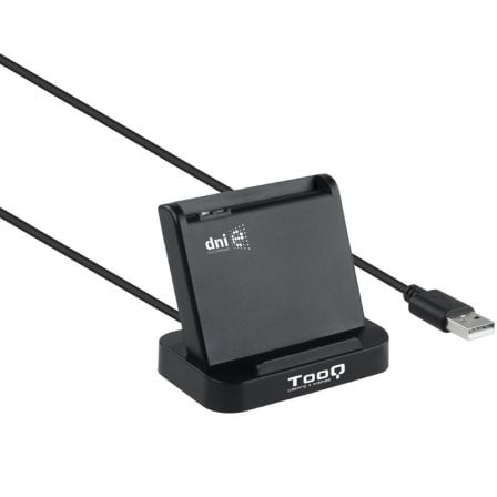 Lector de DNI TooQ TQR-220B/ USB 2.0/ Negro - Frikibase