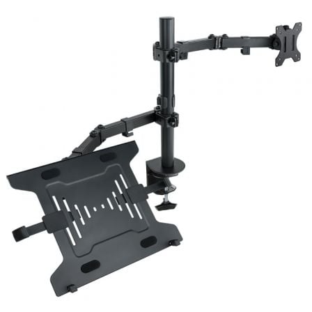 Soporte de Mesa Orientable/ Inclinable Tooq DB1200TN-B para TV y Portátil de 13-32" - Frikibase